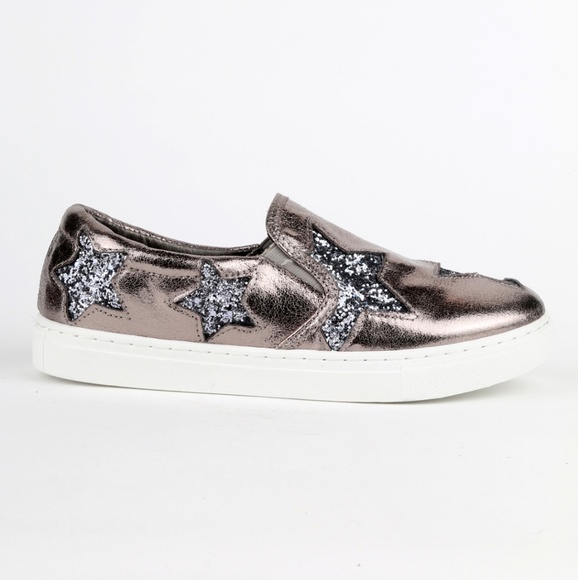 𝙇𝙖𝙨𝙩 Siz 6.5 🖤Pewter Metallic Glittery - Picture 6 of 8